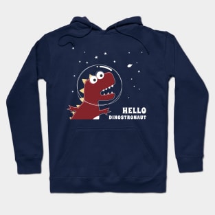 Cute Astronaut dinosaur. Hoodie